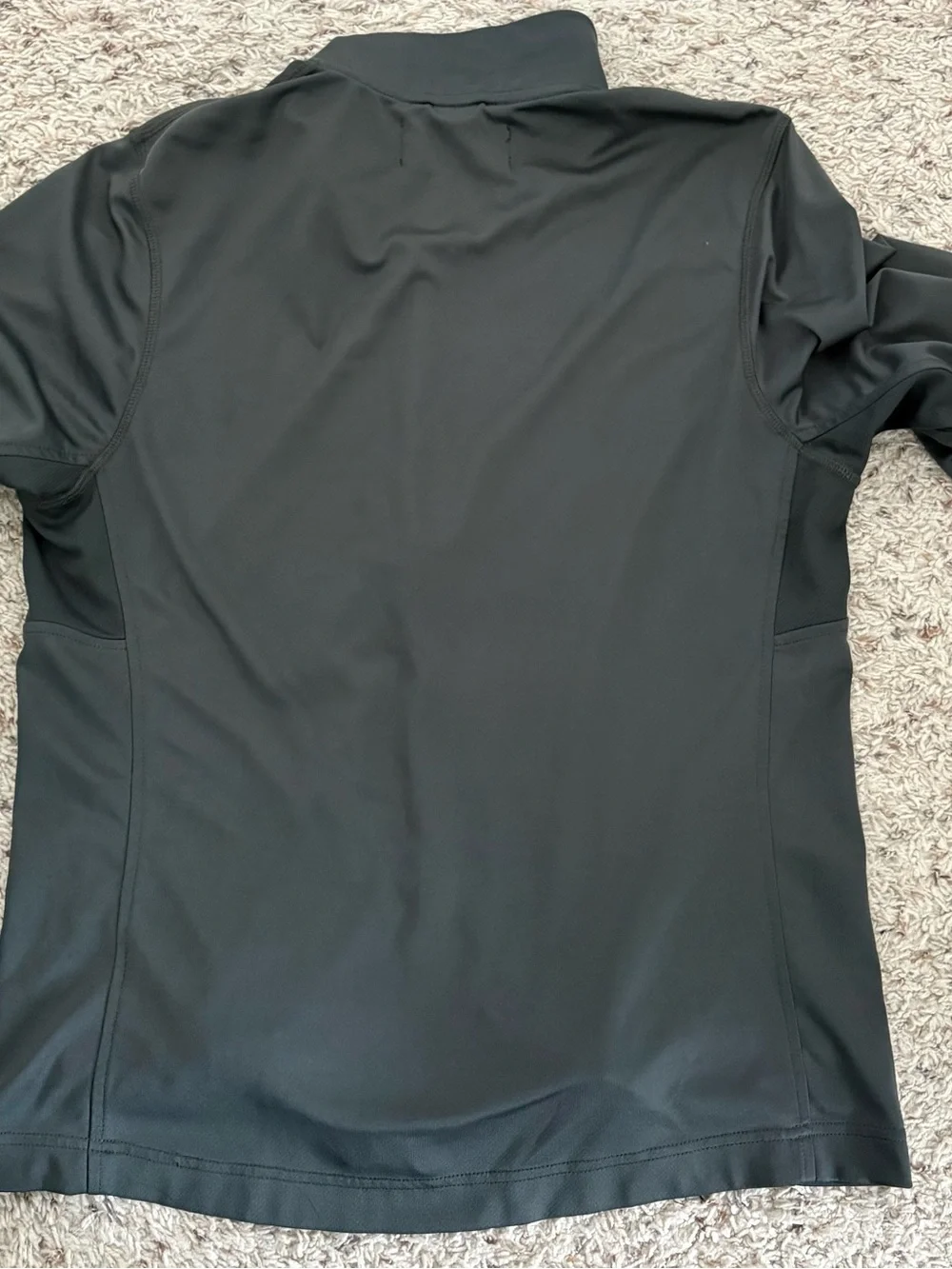 Y2K A&F Abercrombie Men’s Active Mock Neck Jacket Dark Gray Size XL